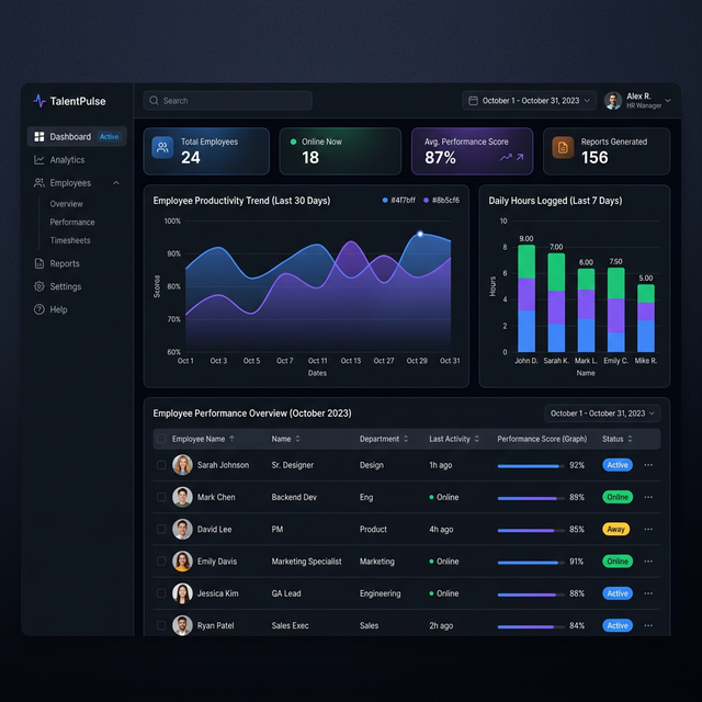RoleSense Dashboard Preview